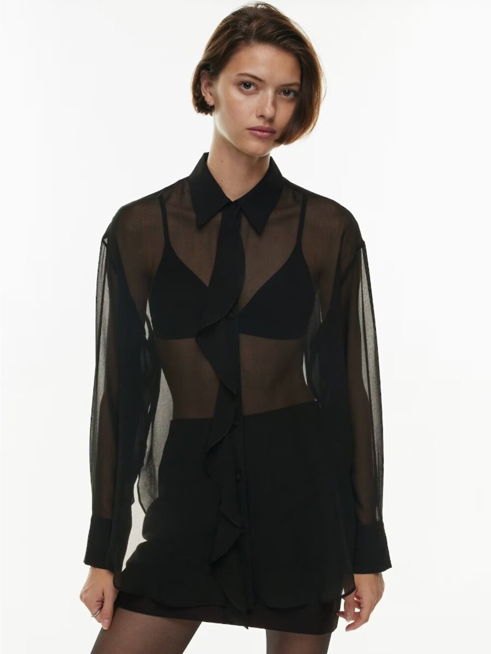 NWT Aritzia Wilfred COURAGE BLOUSE M